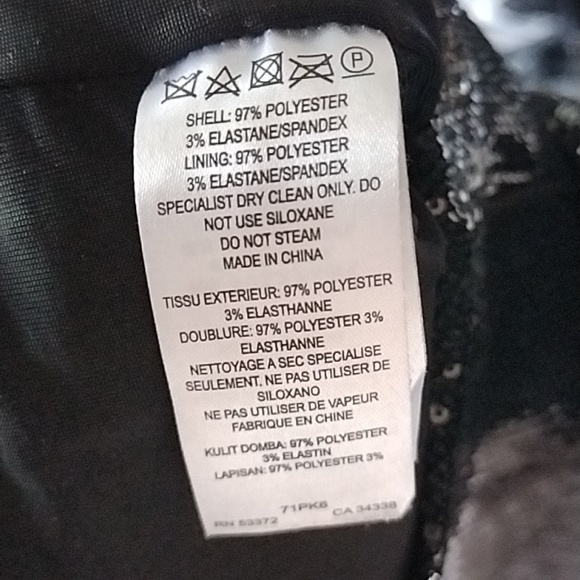 FRENCH CONNECTION Stretchy Black Sequin Mini Dress - Perfect for NYE - Picture 7 of 8